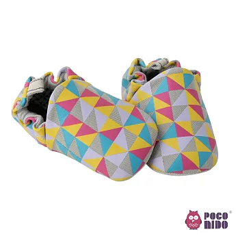 英國 POCONIDO 純手工柔軟嬰兒鞋 (幾何圖形)0-6個月