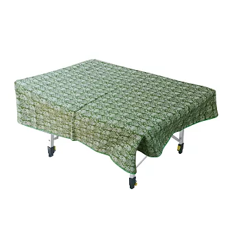 【Outdoorbase】漾彩防水桌布  露營 海灘墊 野餐墊 蛋捲桌桌布 桌巾 - 綠色幾何