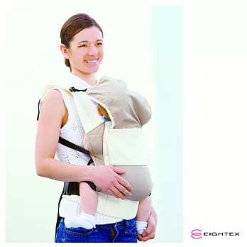 【日本Eightex】COALATTE腰帶型二用式背巾(米)