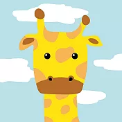 LOVIN  1幅可愛麒麟鹿(5)超萌韓版數字油畫 動物系列