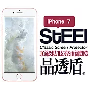 【STEEL】晶透盾 iPhone 7 頂級防眩亮面鍍膜防護貼