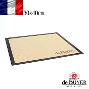 法國【de Buyer】畢耶烘焙 標準款不沾材質矽膠桿麵烘焙墊40x30公分