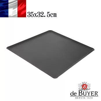 法國【de Buyer】畢耶烘焙 不沾長方形烤托盤35x32.5cm