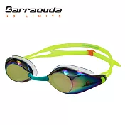 美國巴洛酷達Barracuda成人競技電鍍防霧泳鏡-LIQUID WAVE-＃91510鍍五彩