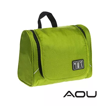 AOU 多功能可掛式盥洗包 化妝包 旅行收納包 露營收納包 多功能裝備工具袋(多色任選)66-044 綠