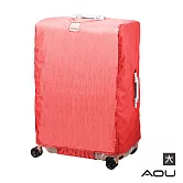 AOU 旅行配件 大型拉桿箱保護套 旅行箱套 防塵套 (多色任選) 66-047A紅