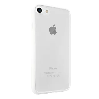 Ozaki O!coat 0.3+ Bumper iPhone 7 超薄防撞保護殼-白框/透明機背