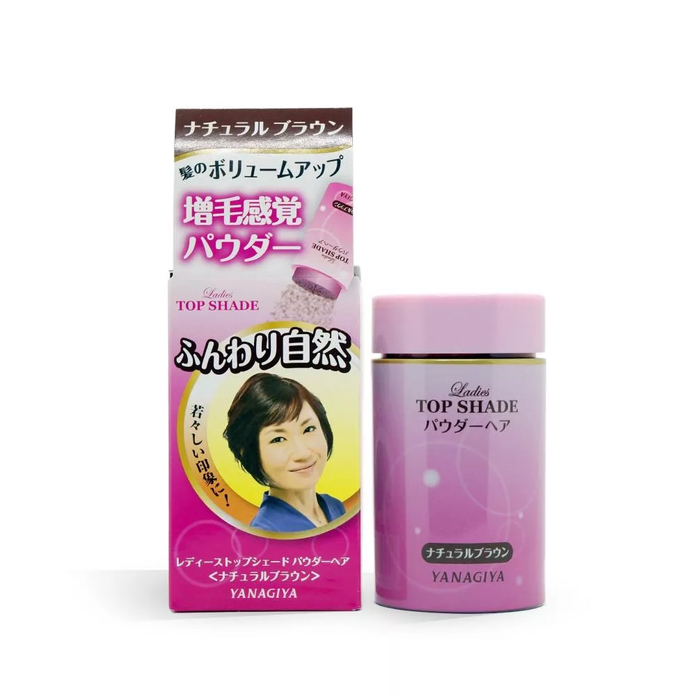 日本柳屋雅娜蒂 疏髮纖維粉末遮蓋粉霜20g 自然栗色