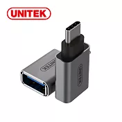 UNITEK 優越者USB3.1Type-C轉USB3.0轉接頭(鈦空灰色)