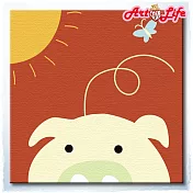 ArtLife藝術生活【22011】 動物連連看系列 <小豬>_ DIY 數字 油畫 彩繪