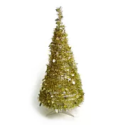 4尺/4呎(120cm) 創意彈簧摺疊聖誕樹 (金色系)YS-FTR04001