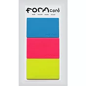 FORMcard多功能隨身塑形凝土 - 黃／淺藍／粉紅