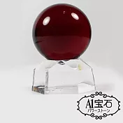 【A1寶石】開運招財旺運風水-紅色水晶球擺件