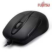 FUJITSU富士通 USB有線光學滑鼠 WH105黑色
