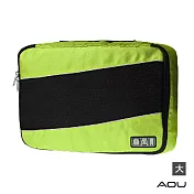 AOU 透氣輕量旅行配件 萬用包 露營收納包 多功能裝備工具袋 單層衣物收納袋 單入-大(多色任選)66-035A 綠