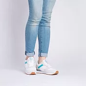 FYE新一代復古慢跑鞋  淺灰/天空藍 日本超纖環保休閒鞋(再回收概念,耐穿,不會分解)  女生款---舒適‧時尚。39淺灰/天空藍