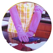 【康乃馨】家庭用天然乳膠手套-加長型18-12雙入L