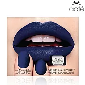 英國Ciaté夏緹Velvet Manicure Set天鵝絨指甲油組合-Blue Suede深藍絨毛
