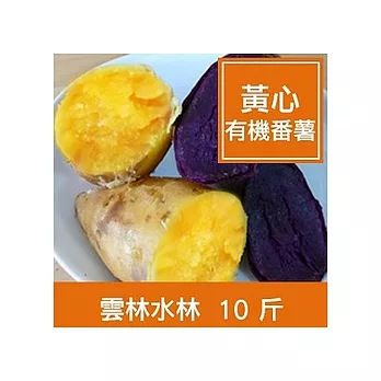 預購★雲林水林【黃心有機番薯】10斤