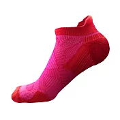 EGXtech 2X強化穩定壓縮踝襪(粉紅紅S)2雙組