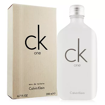 Calvin Klein CK ONE中性淡香水(200ml)-國際航空版