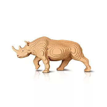 Contamo 手作紙模型 - 犀牛