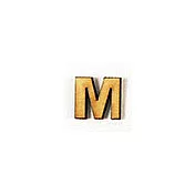 小英文字母,(木質素材)-M