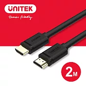 UNITEK  2.0版HDMI高畫質數位傳輸線2M