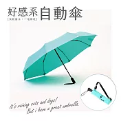 [好感系]機能面料保護自動傘-49吋大傘面給你安全感薄荷綠