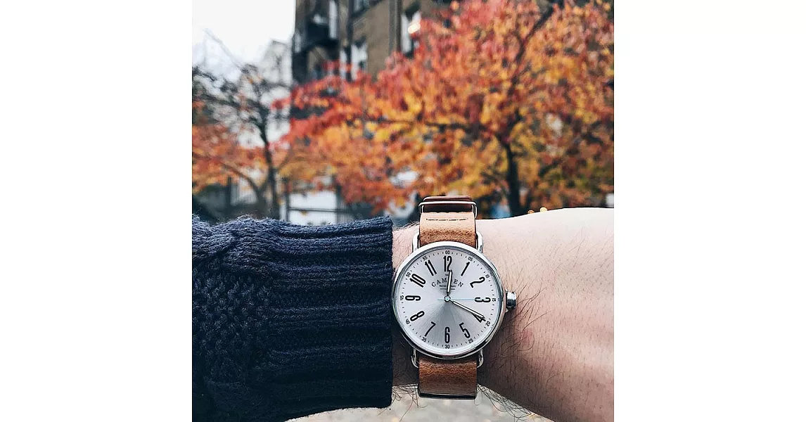 Camden Watch|NO88系列純英國血統 都會雅痞個性真皮腕錶
