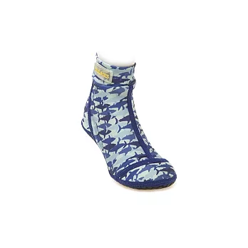 Yimono獨家代理-荷蘭Duukies 摺疊沙灘鞋-28/29(16.6~17.5cm)藍海鯊