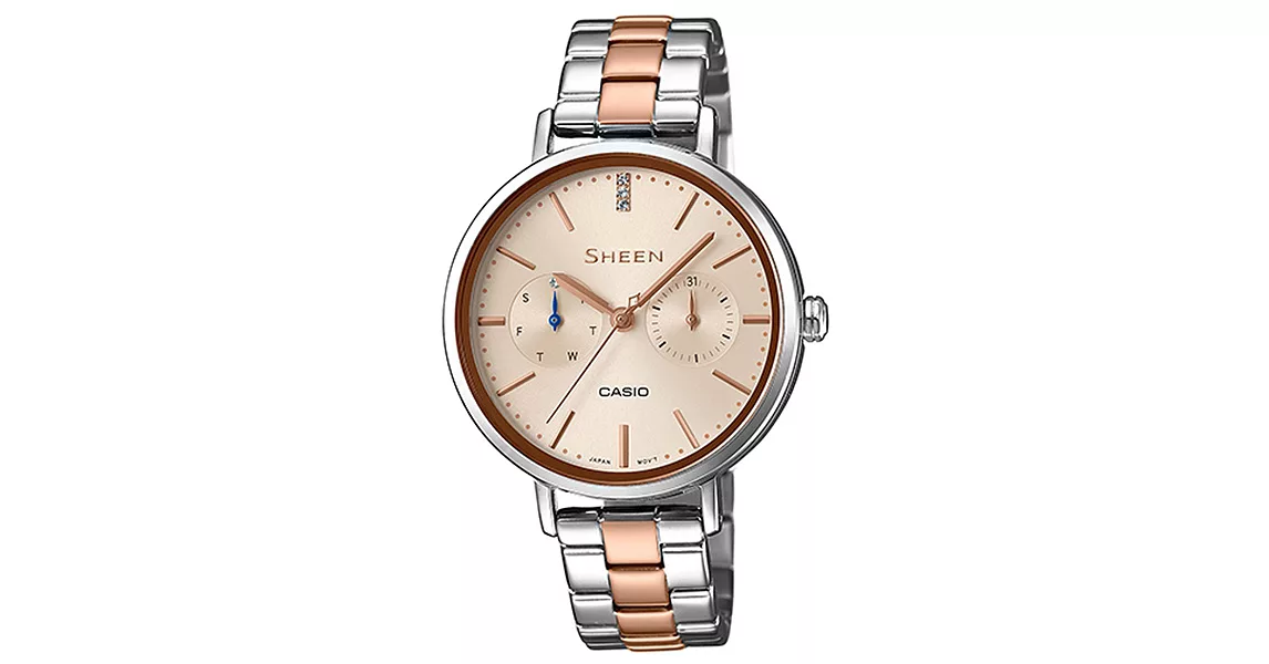CASIO SHEEN 智慧女神時尚女錶-SHE-3054SPG-4AUDR