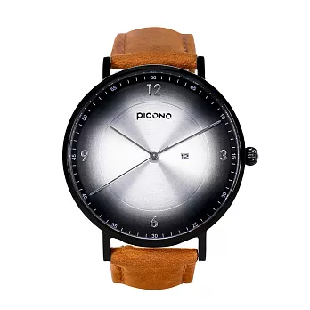 【PICONO】VINYL系列 輕薄簡約真皮錶帶手錶 / VL-6604