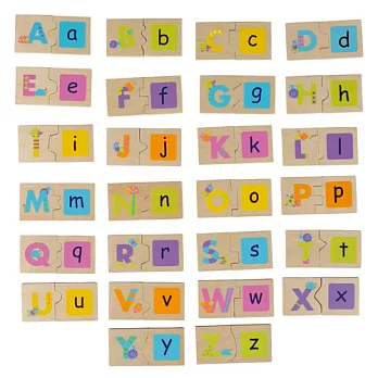 法國【Boikido】雙面字母拼圖 Double Sided Alphabet Puzzle