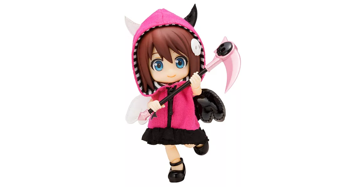 Cu-poche 口袋人 專用配件-墮天使桃紅連身帽 官網限定版(不含人偶)代理