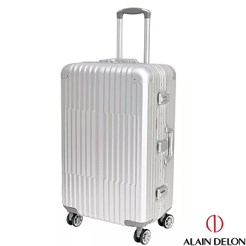 ALAIN DELON 亞蘭德倫 25吋 絕代風華系列全鋁製旅行箱 (銀)25吋銀