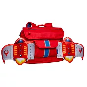 美國【Bixbee】飛飛童趣系列-火鳥紅噴射機小童背包