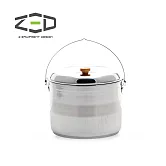 ZED  戶外不鏽鋼鍋10.5L ZBACK0301 / 城市綠洲 (鍋子、儲存收納、餐具炊具)