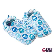 英國 POCONIDO 純手工柔軟嬰兒鞋 (藍色貓頭鷹)30-36個月