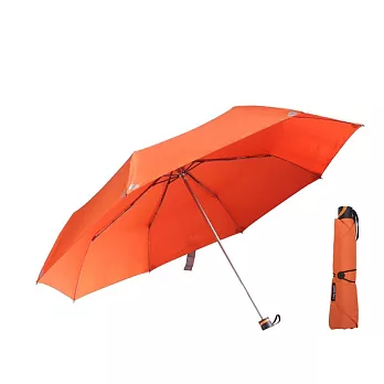 【Weather Me】極致機能面料 49吋 125CM傘面 手開大傘-好感系經典橘