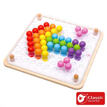 Classic World 德國經典木玩 Mosaic 創意小球配對遊戲組
