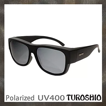 Turoshio 超輕量-坐不壞科技-偏光套鏡-近視/老花可戴 H80098 C2 黑白水銀(大)