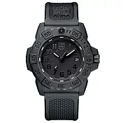 LUMINOX 雷明時NAVY SEAL 3500全新海豹2代系列腕錶-黑x黑時標/45mm A3501.BO