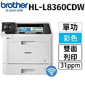 Brother HL-L8360CDW 高效多功能彩色雷射複合機【2017.08新機上市】