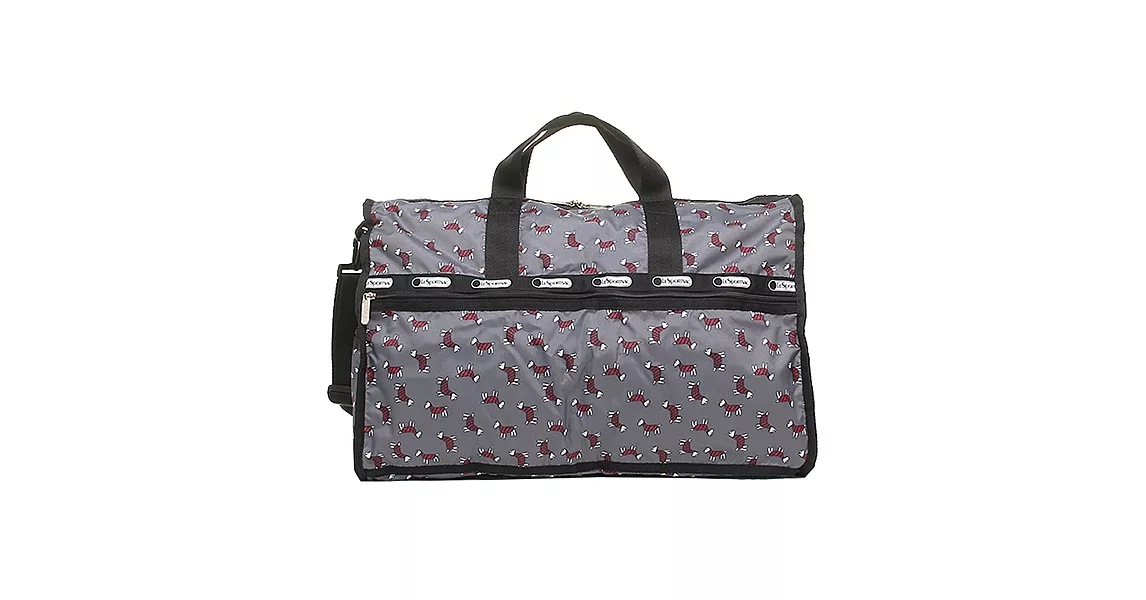 LeSportsac大款假期旅行袋(現貨+預購)灰底小狗