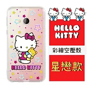 【Hello Kitty】HTC U Play (5.2吋) 彩繪空壓手機殼(星戀)