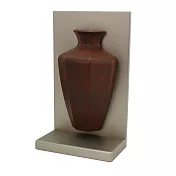 【4U4U】平安花瓶壁掛書擋-八方瓶古銅紅