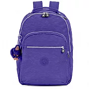 KIPLING 雙層尼龍後背包 (現貨+預購)紫色