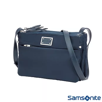 Samsonite新秀麗 City Air輕巧多隔層斜背包(深藍)