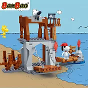 【BanBao 積木】7518 史努比系列-夢想海賊島